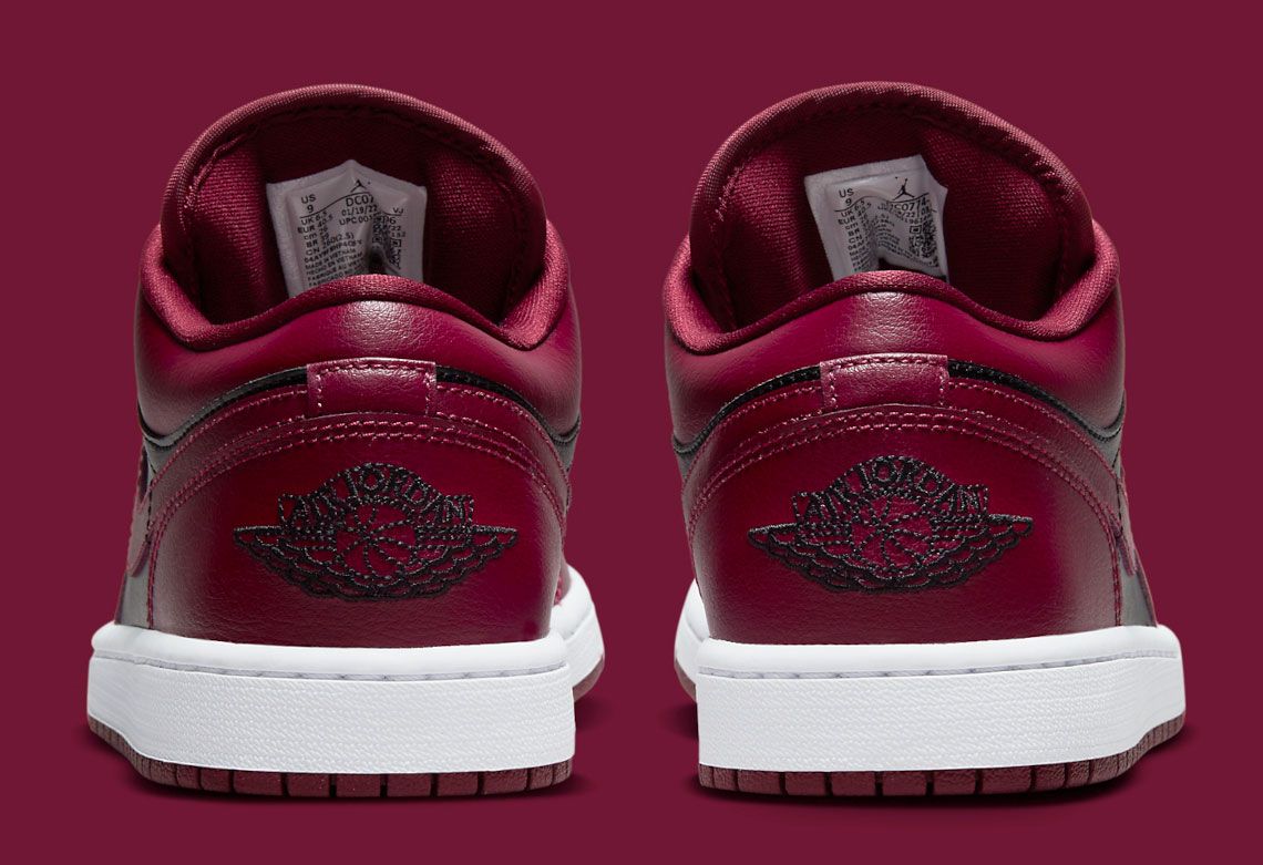 wine red jordan 1