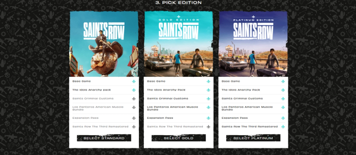 saints row digital editions