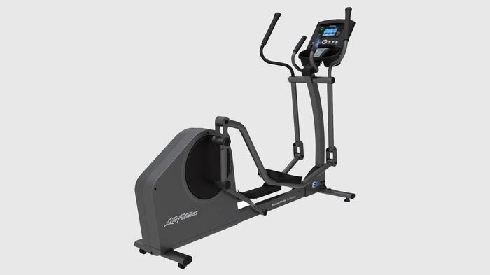 Best cross trainer Life Fitness product image of an all-black elliptical