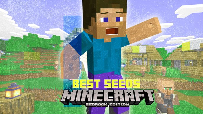 Minecraft Best Seeds In Bedrock Edition Seeds For Pillagers Mansions Biomes Caves Temples Villages More