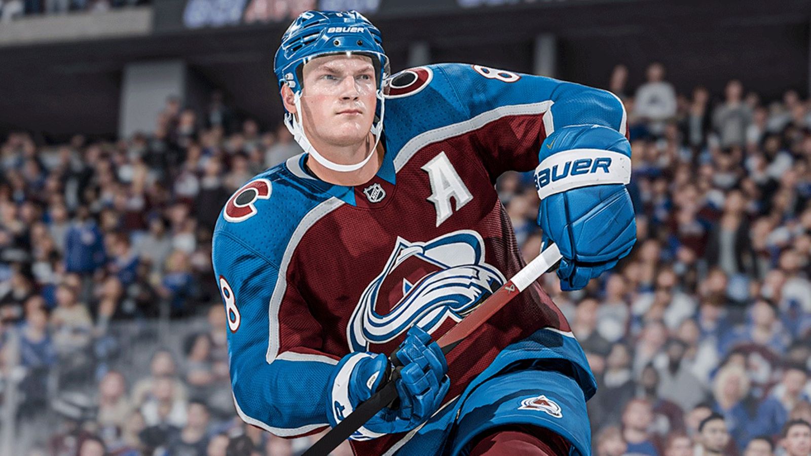 Cale Makar is a cover athlete for NHL 24