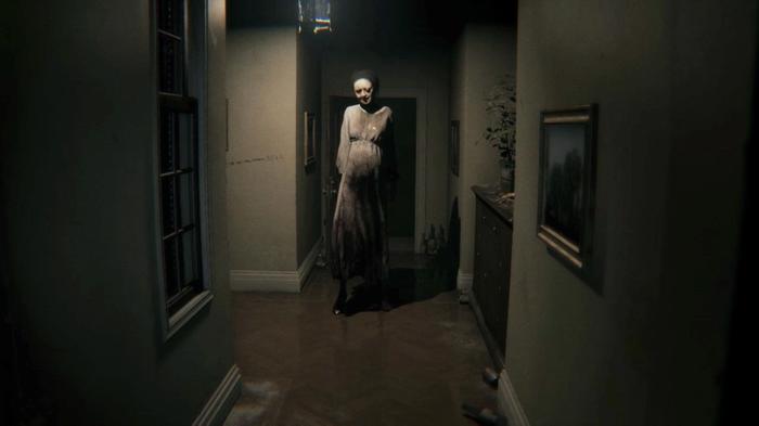 A screenshot from the 2014 horror game P.T. or "Silent Hills"