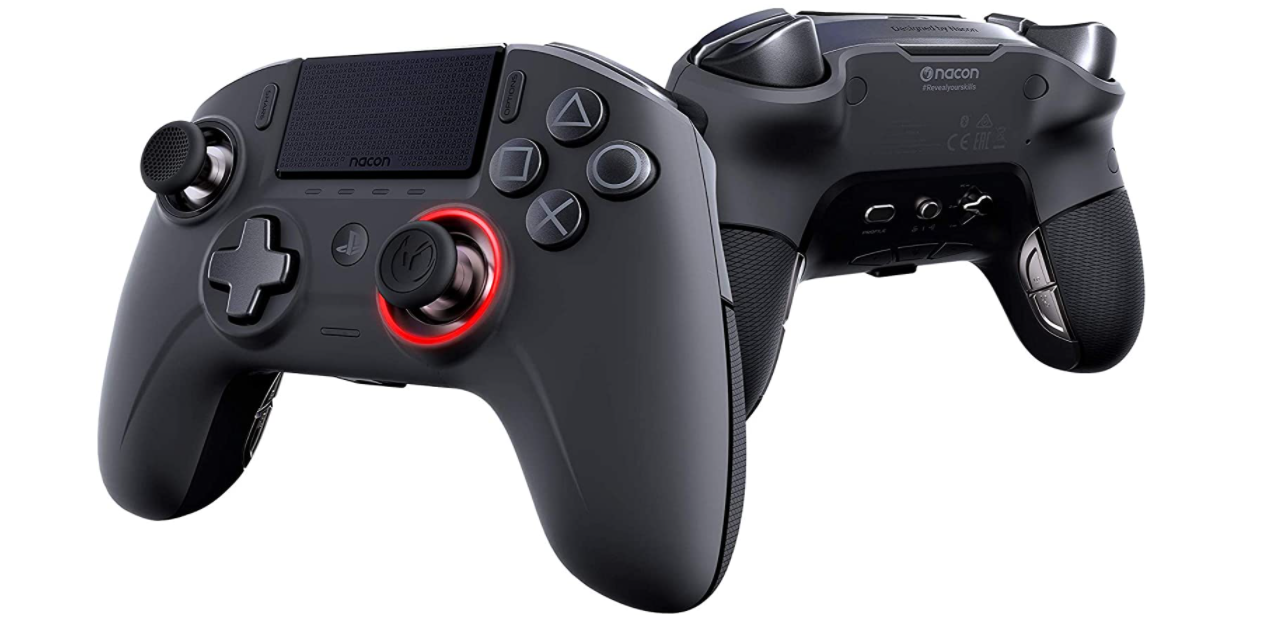 Best controller for Battlefield 2042 Nacon product image of a pro PS4 controller.