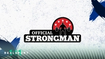 Europe’s Strongest Man logo with white and blue background