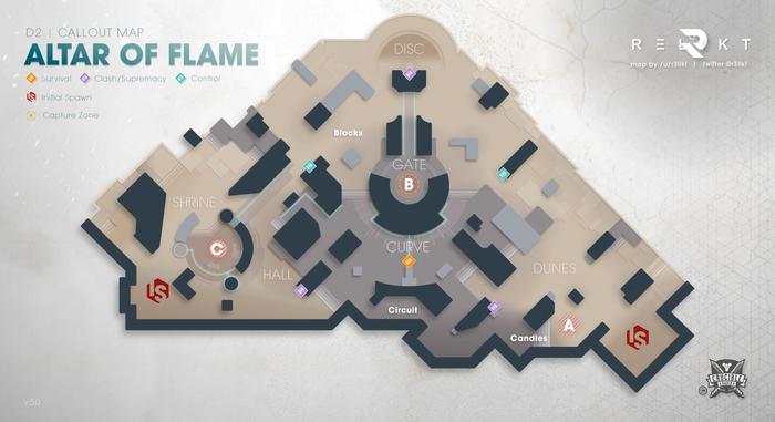 HEATING UP: keep your hot streak going on Altar of Flame by knowing the map inside and out