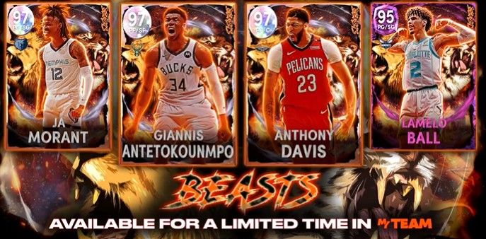 NBA 2K22 MyTEAM Beast Packs