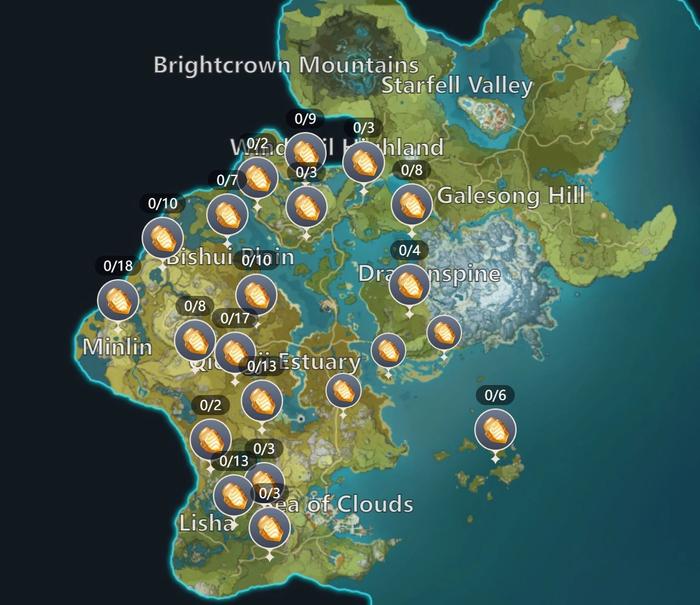 All Cor Lapis Locations in Genshin Impact