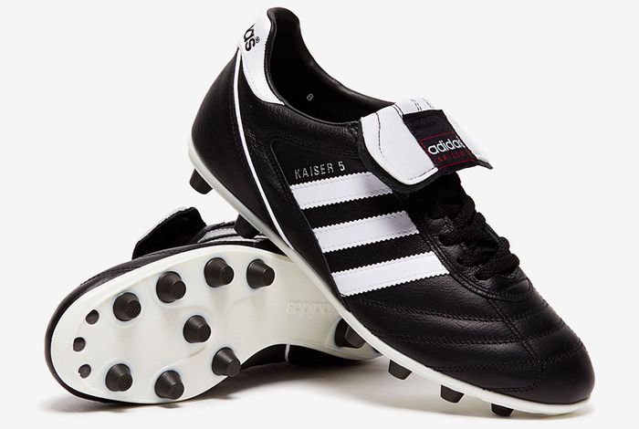 Best football boots adidas product image of two black boots with white adidas accents