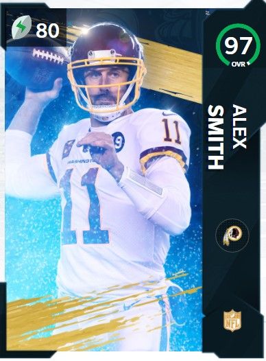 Alex Smith NFL Honors 97 OVR comeback player of the year Card