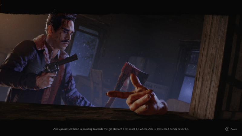 Hand Shake achievement in Evil Dead: The Game