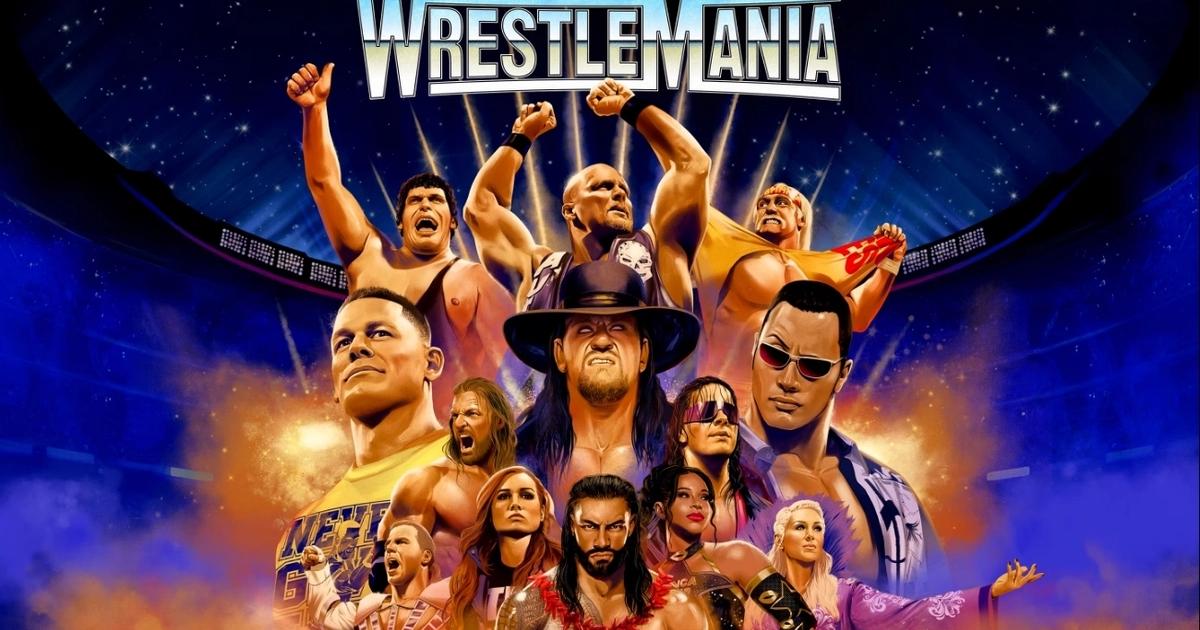 WWE 2K24 40 Years of WrestleMania Cover