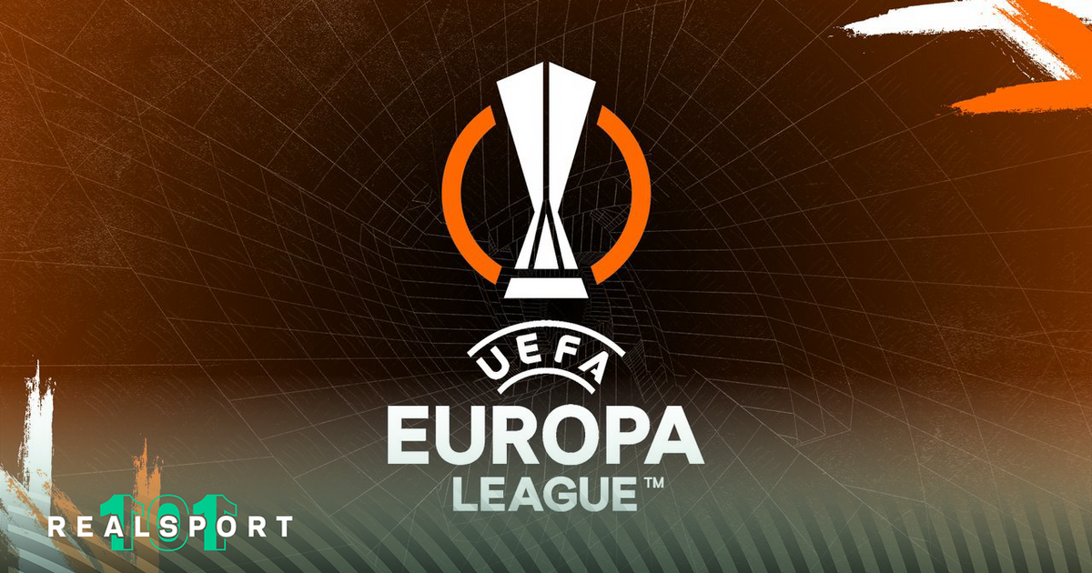 Europa League logo with orange background