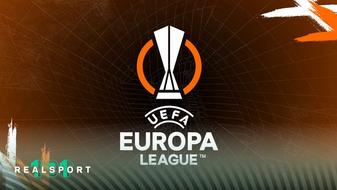 Europa League logo with orange background