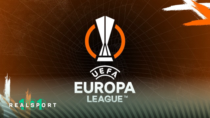 UEFA Europa League logo with orange background