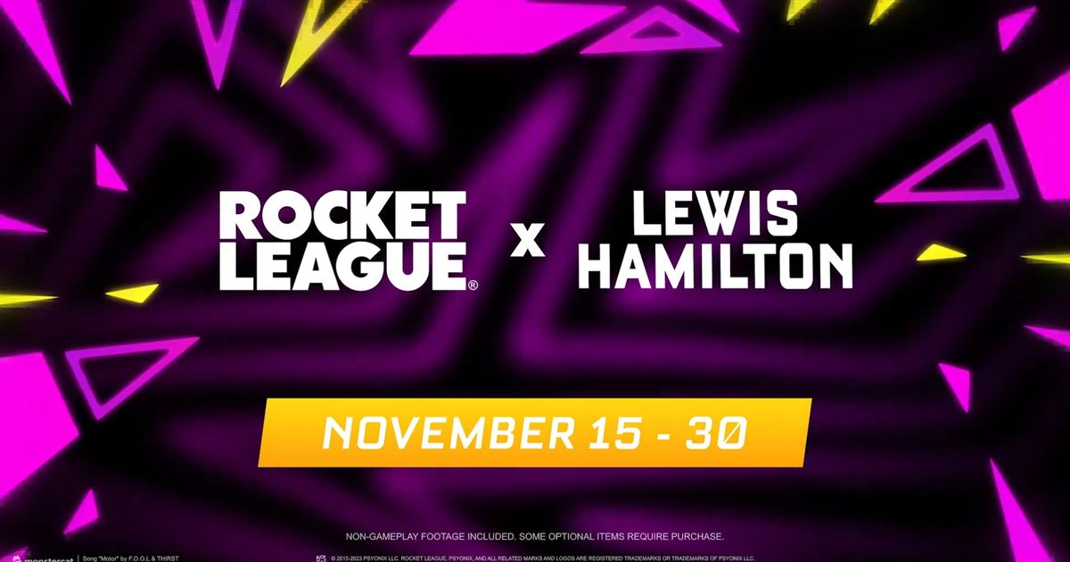 Rocket League Lewis Hamilton bundle