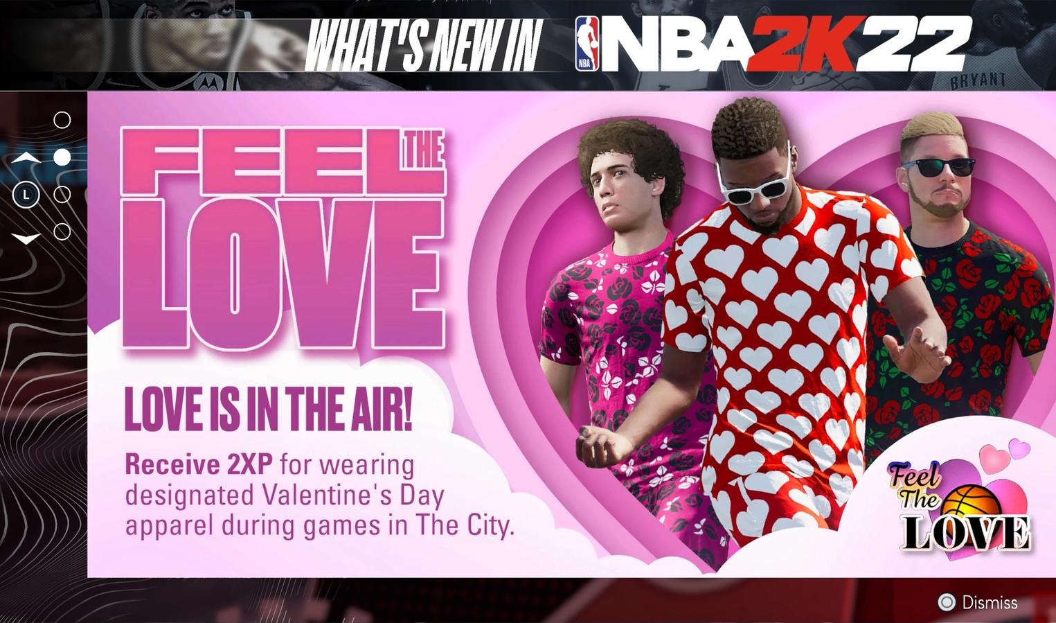 NBA 2K22 MyCAREER Valentine's Day
