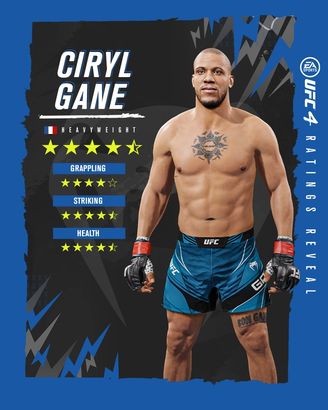 Ufc 4 Roster Update And Ratings Reveal For Ciryl Gane And Rob Font