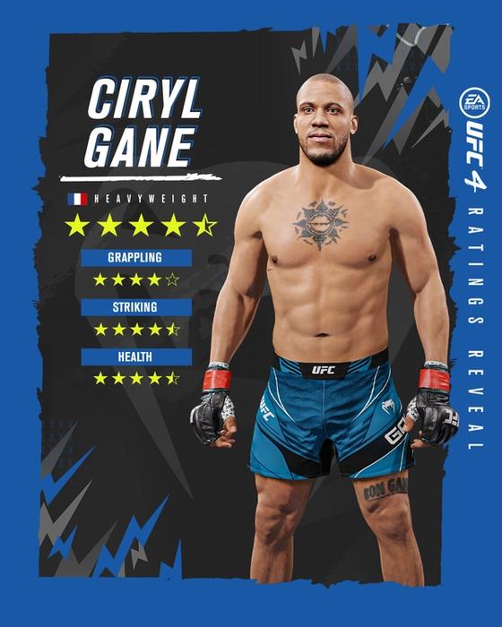 UFC 4 Ratings Roster Update Reveal Ciryl Gane