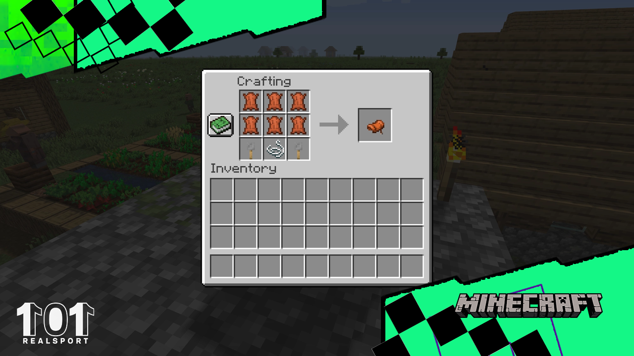 how to make a saddle in minecraft pocket edition