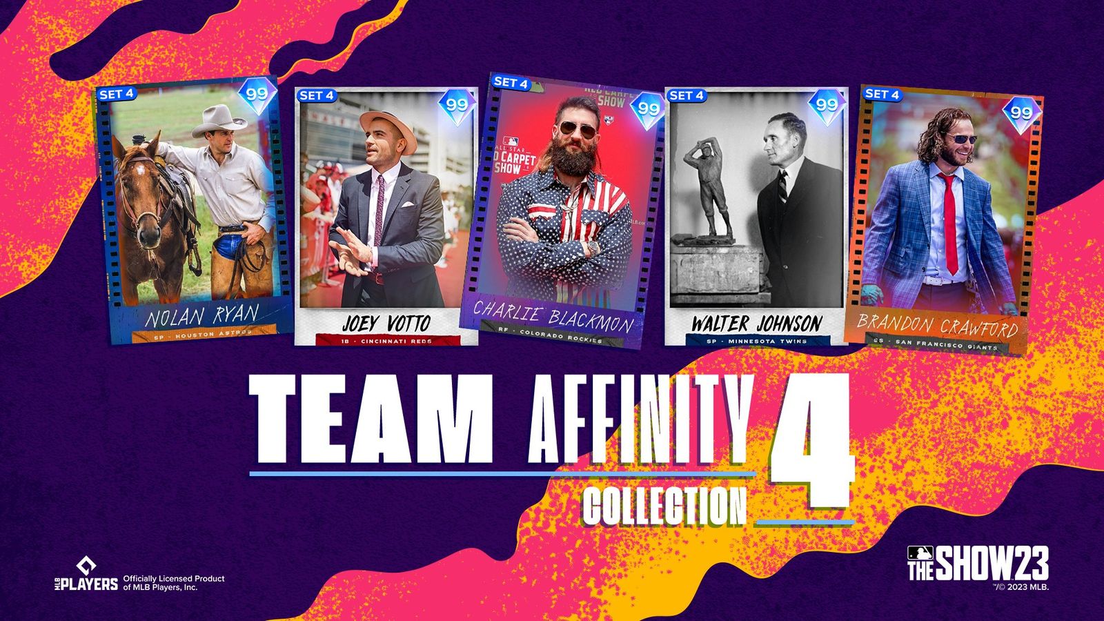 MLB The Show 23 Team Affinity 4 cards