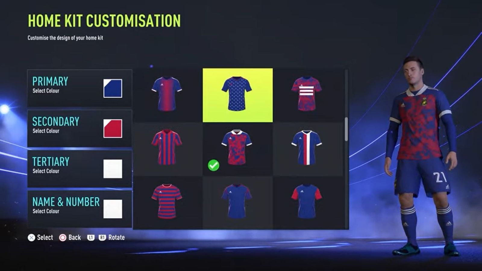 FIFA 22 Create a Club Kit