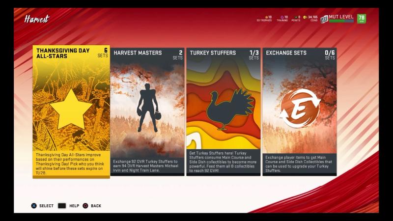 Madden Ultimate Team – Harvest: Turkey Bowl