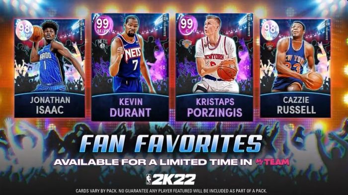 NBA 2K22 MyTEAM Fan Favorites