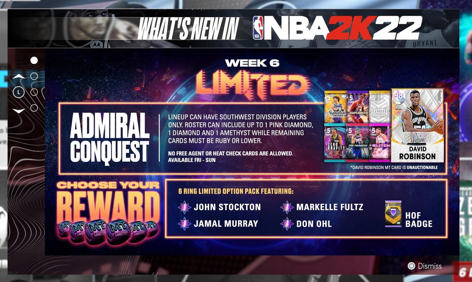 NBA 2K22 MyTEAM Limited Event