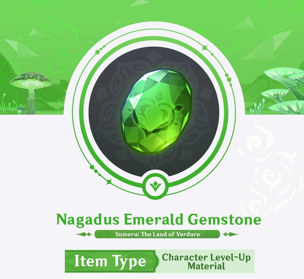 Nagadus Emerald Stones in Genshin Impact