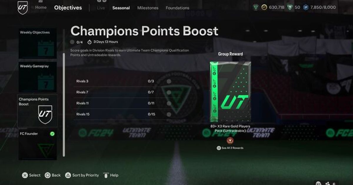 Champions Points Boost 