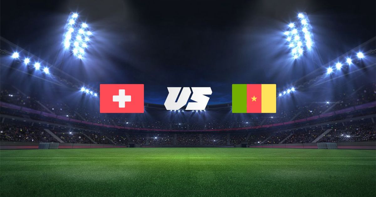 switzerland vs cameroon flags