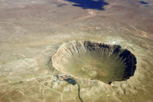 giant barringer meteor crater arizona flight simulator