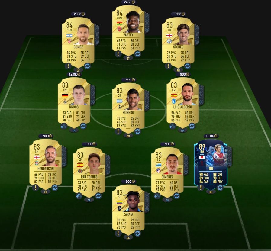 Terrier Level Up SBC