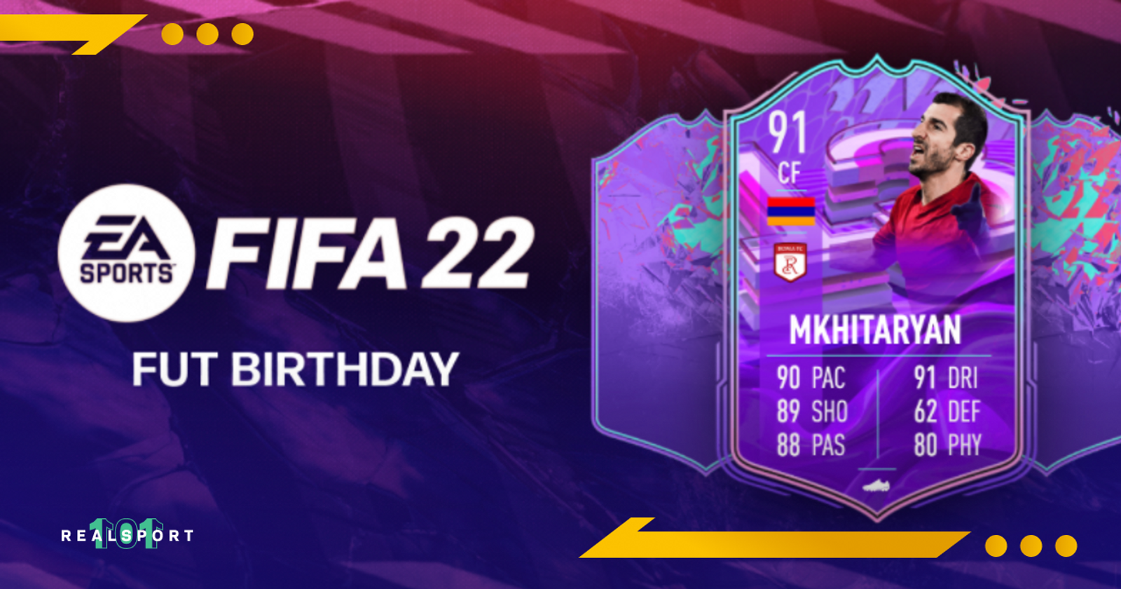 FIFA 22: Henrikh Mkhitaryan FUT Birthday disponível em DME, Planeta FUT