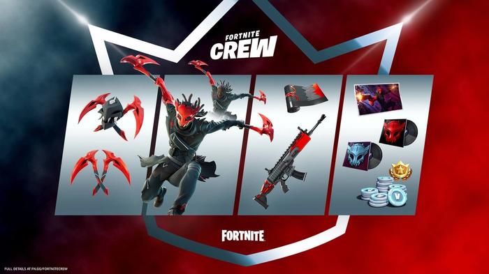 Fortnite crew pack contents for October 2022