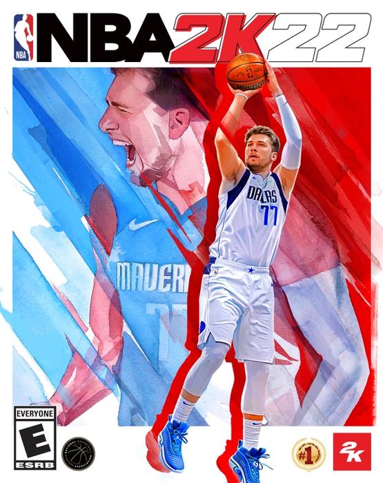 Dallas Maverick star, Luka Doncic, is the Standard Edition cover athlete for NBA 2K22