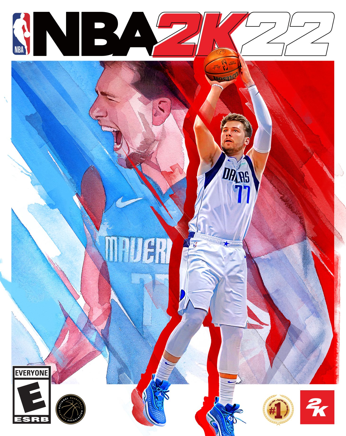 Luka Doncic is on the cover of NBA 2K22