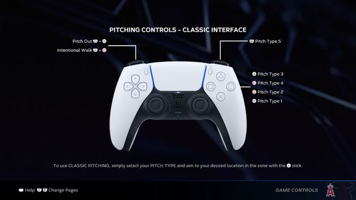 MLB The Show 23 Pitching controls