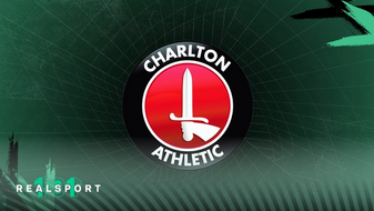 Charlton Athletic badge with green background