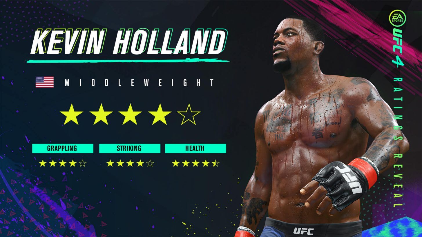Kevin Holland UFC 4 image from Patch 9.0 Update