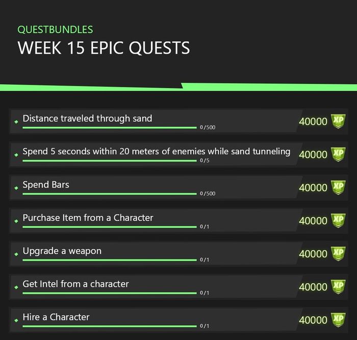 Fortnite Season 5 Week 15 Epic Quests