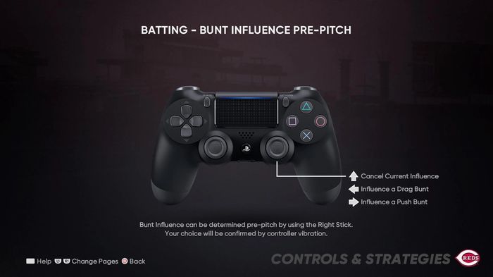 MLB The Show 21 bunting controls