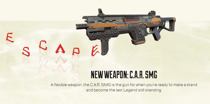 Apex Legends Season 11 New Weapon CAR SMG