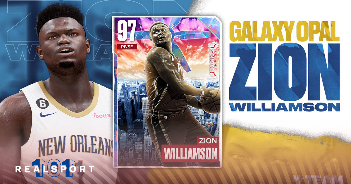 NBA 2K23 flight school Zion Williamson promo card
