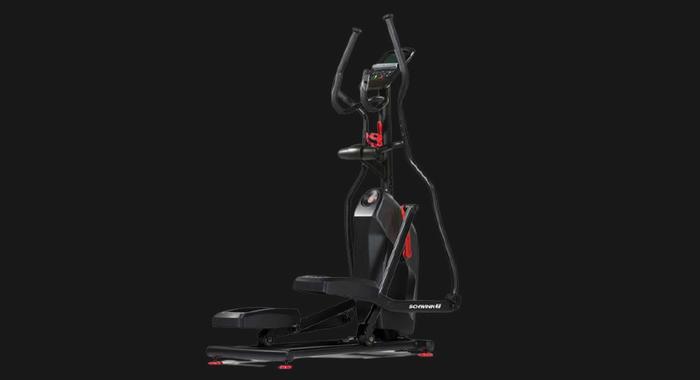Best elliptical under 500 Schwinn Fitness product image of a black and red elliptical.
