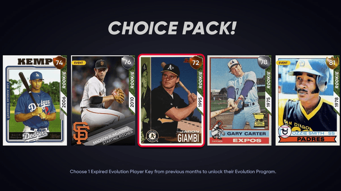 MLB The Show 21 July Daily Moments Program All Rewards How to Complete Which Evolution Player to Pick Choice Pack