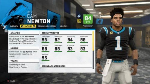 Madden 20: Carolina Panthers Player Ratings, Roster, Depth Chart, Salary  Cap, Free Agents & Needs – Cam Newton, Christian McCaffrey, Luke Kuechly &  more