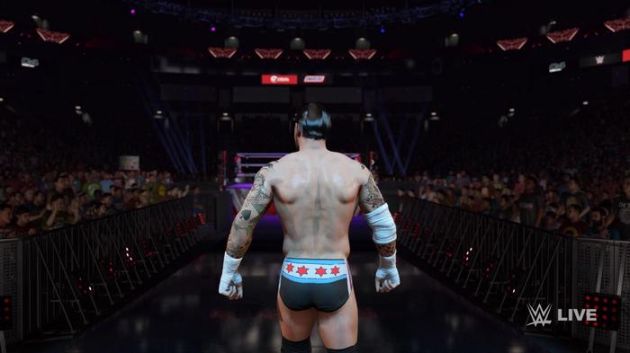 CM Punk made using WWE 2K23 creation suite