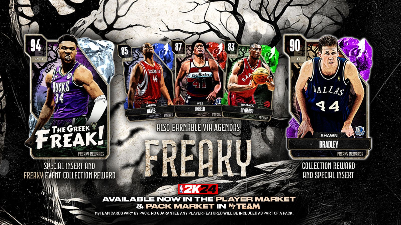 NBA 2K24 Freaky collection Shawn Bradley