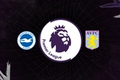 Brighton and Aston Villa badges with Premier League logo